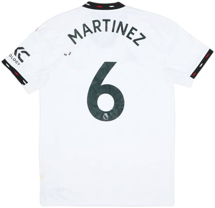2022-23 Manchester United Away Shirt Martinez #6 (M)