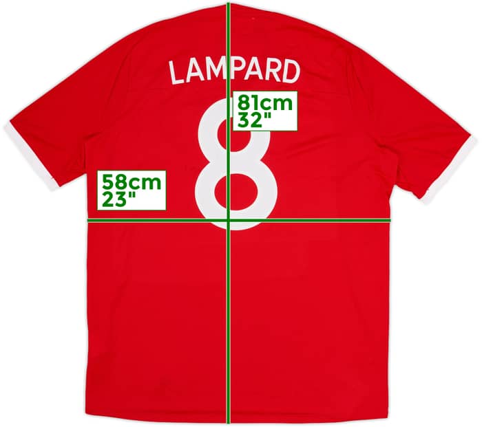 2010-11 England Away Shirt Lampard #8 (XL)