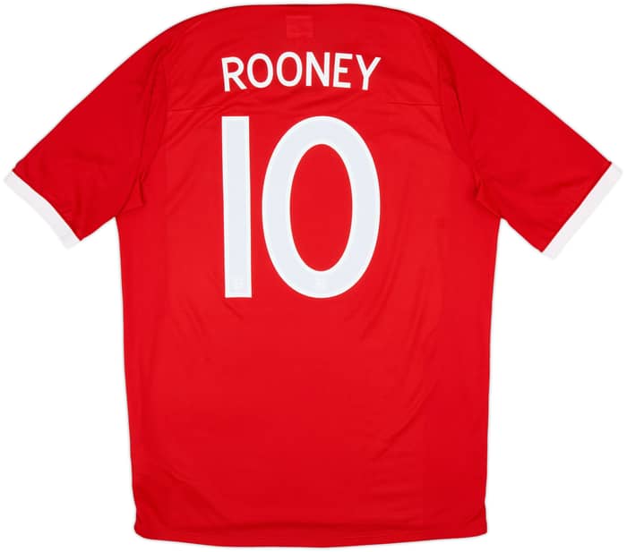 2010-11 England Away Shirt Rooney #10 - 10/10 - (L)