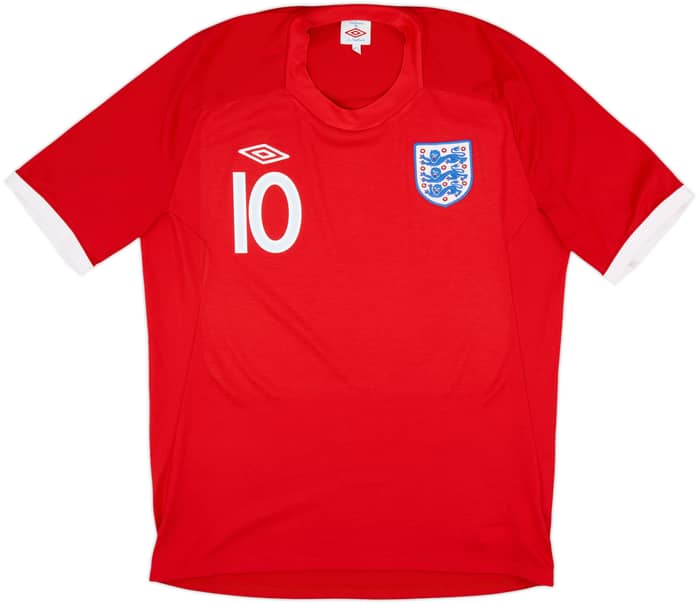 2010-11 England Away Shirt Rooney #10 - 10/10 - (L)