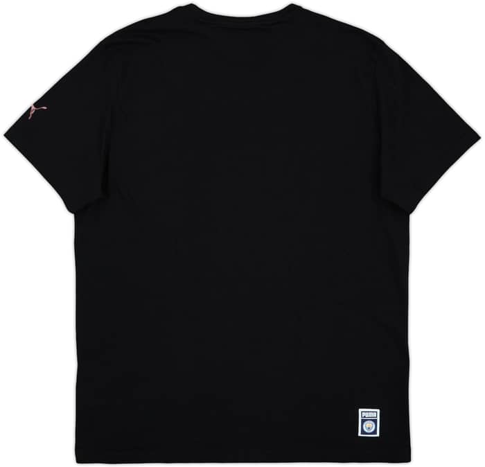 2020-21 Manchester City Puma Graphic Tee - 7/10 - (L)