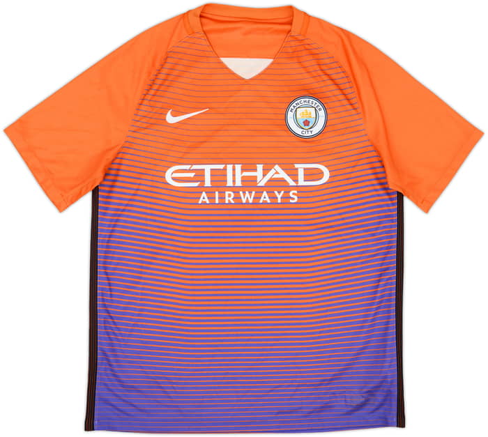 2016-17 Manchester City Third Shirt Kun Aguero #10 - 8/10 - (L)
