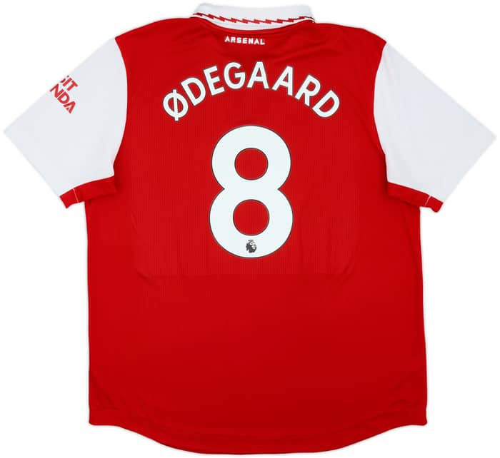2022-23 Arsenal Authentic Home Shirt Odegaard #8 - 8/10 - (XL)