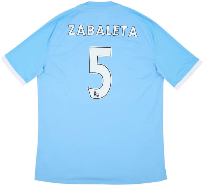 2010-11 Manchester City Home Shirt Zabaleta #5 - 8/10 - (L)