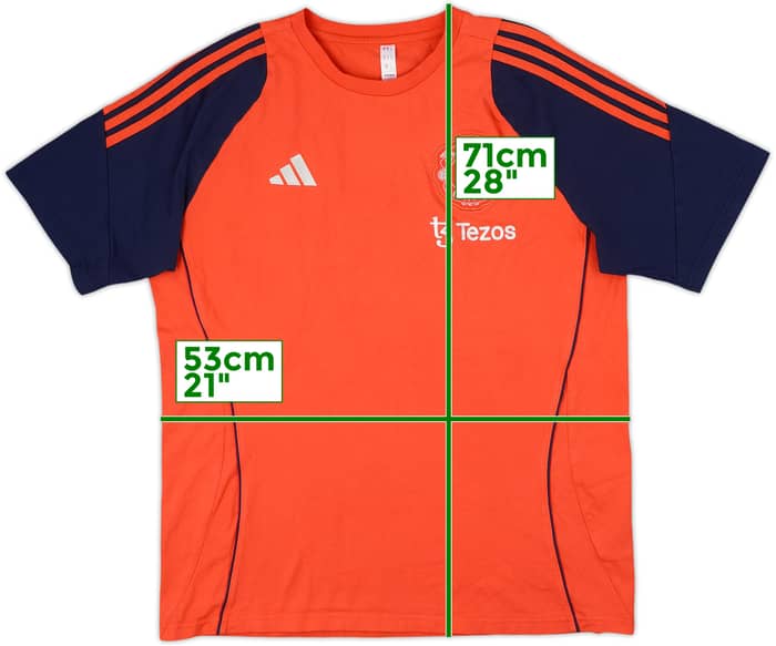 2024-25 Manchester United adidas Cotton Tee - 6/10 - (M)