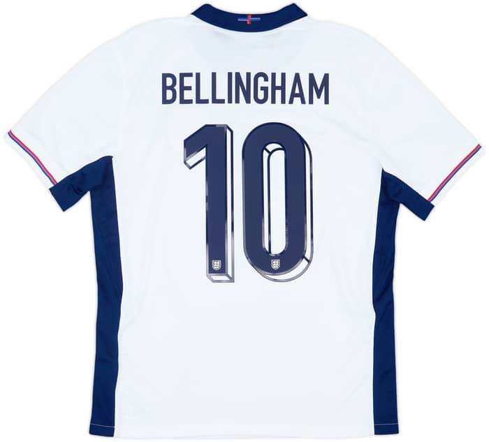 2024-25 England Home Shirt Bellingham #10 - 8/10 - (M)