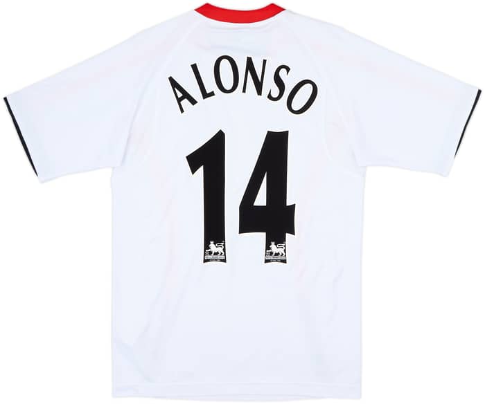 2005-06 Liverpool Away Shirt Alonso #14 - 8/10 - (S)