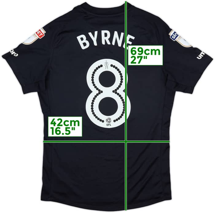 2016-17 Blackburn Away Shirt Byrne #8 - 10/10 - (Women's S)
