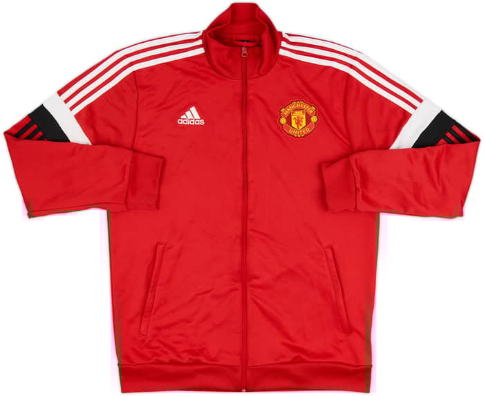 2021-22 Manchester United adidas Track Jacket - 9/10 - (L)