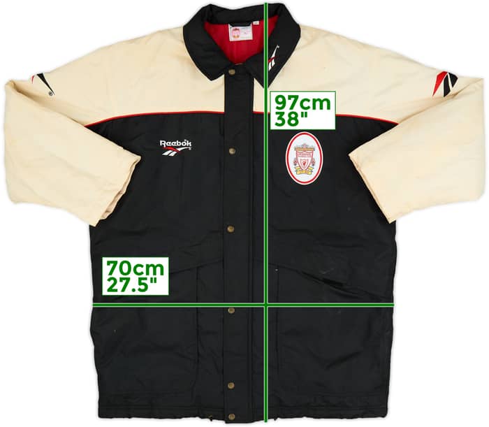 1998-99 Liverpool Reebok Padded Bench Coat - 7/10 - (XL)