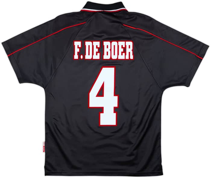 1998-99 Ajax Camiseta Visitante F.De Boer #4 - 8/10 - (S)