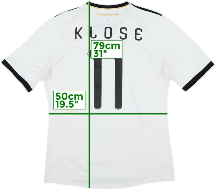 2010-11 Germany Home Shirt Klose #11 - 5/10 - (L)