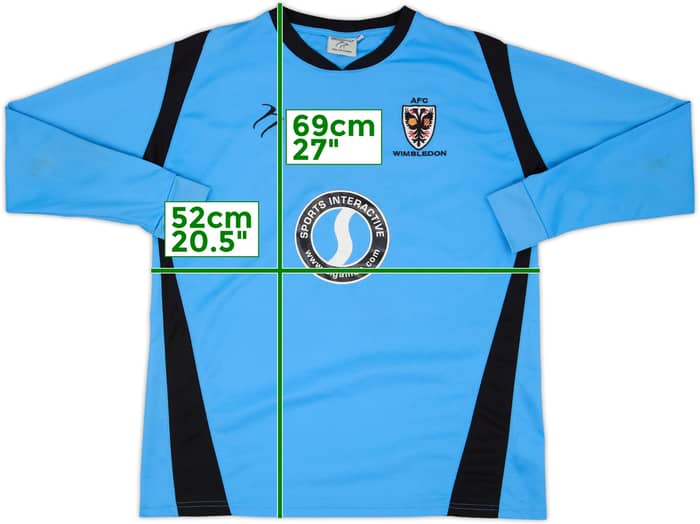 2008-09 Wimbledon GK Shirt #1 - 6/10 - (L)