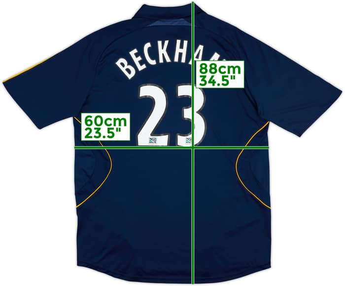 2007-08 LA Galaxy Away Shirt Beckham #23 - 4/10 - (XXL)