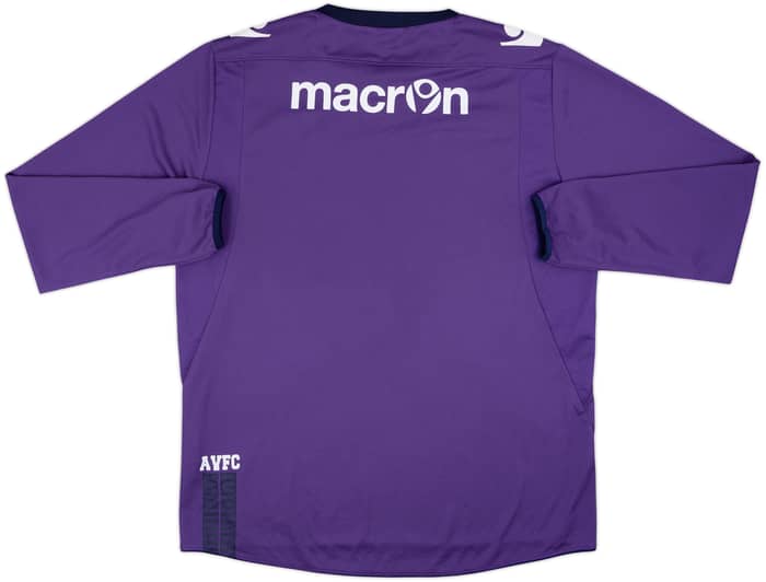 2012-13 Aston Villa Player Issue Macron Training L/S Shirt #50 - 10/10 - (L)