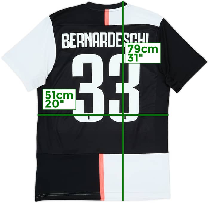 2019-20 Juventus Home Shirt Bernardeschi#33 - 8/10 - (M)