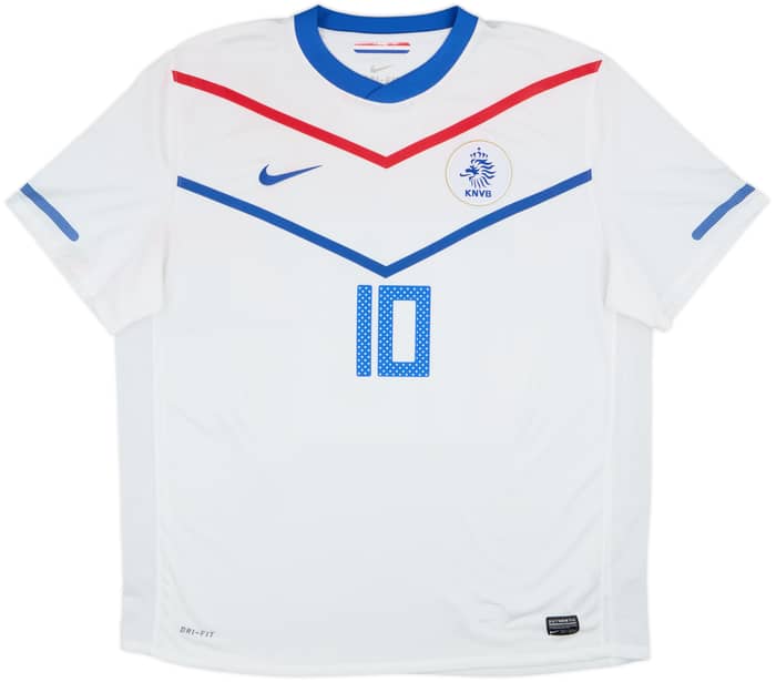 2010-11 Netherlands Away Shirt Sneijder #10 - 7/10 - (XXL)