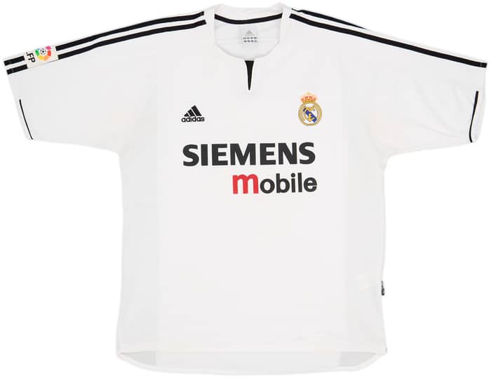 2003-04 Real Madrid Home Shirt Beckham #23 - 7/10 - (XL)