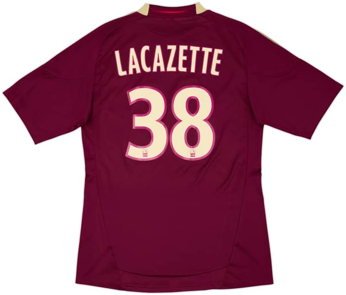 2010-11 Lyon Away Shirt Lacazette #38 - 6/10 - (M)