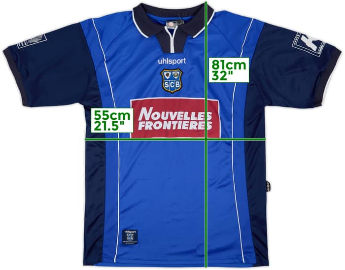 2000-01 SC Bastia Home Shirt - 8/10 - (XL)