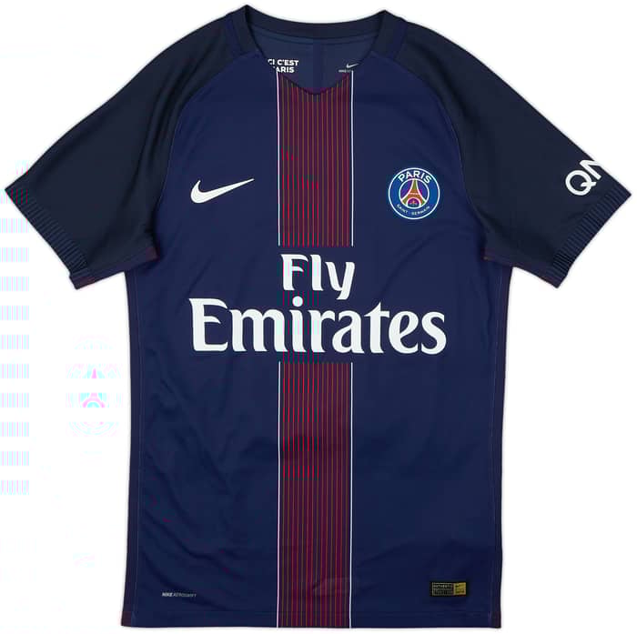 Camiseta Auténtica de local del Paris Saint-Germain 2016-17 Cavani #9 - 8/10 - (S)