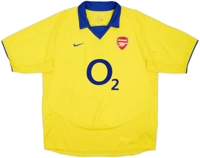 2003-05 Arsenal Away Shirt Pires #7 - 8/10 - (L)