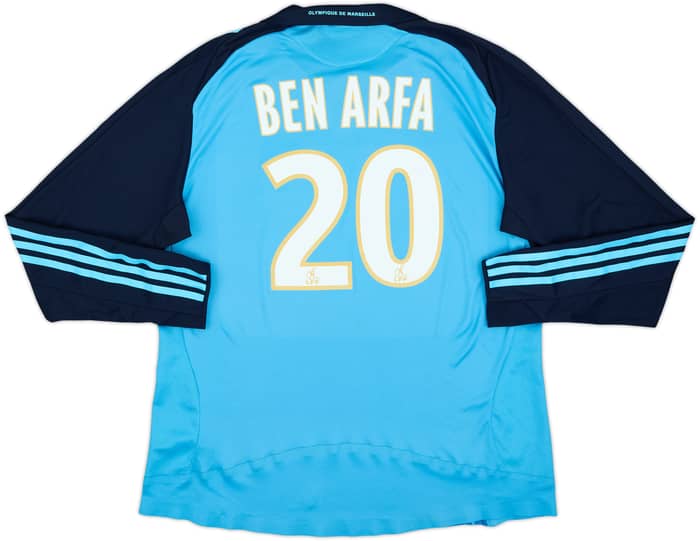 2008-09 Olympique Marseille Authentic Away L/S Shirt Ben Arfa #20 - 8/10 - (XL)
