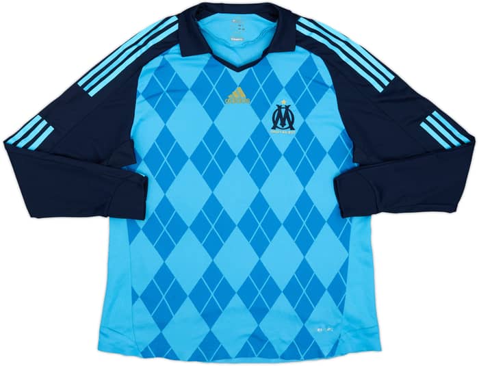 2008-09 Olympique Marseille Authentic Away L/S Shirt Ben Arfa #20 - 8/10 - (XL)