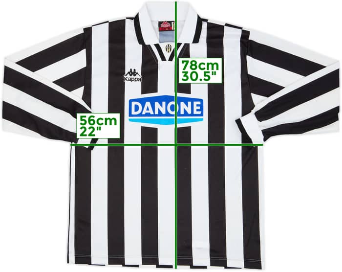 1994-95 Juventus Home L/S Shirt - 8/10 - (L)