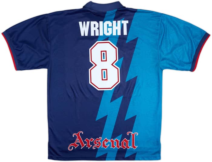 1995-96 Arsenal Away Shirt Wright #8 - 7/10 - (XXL)