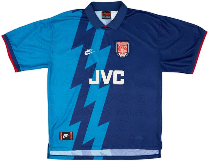 1995-96 Arsenal Away Shirt Wright #8 - 7/10 - (XXL)