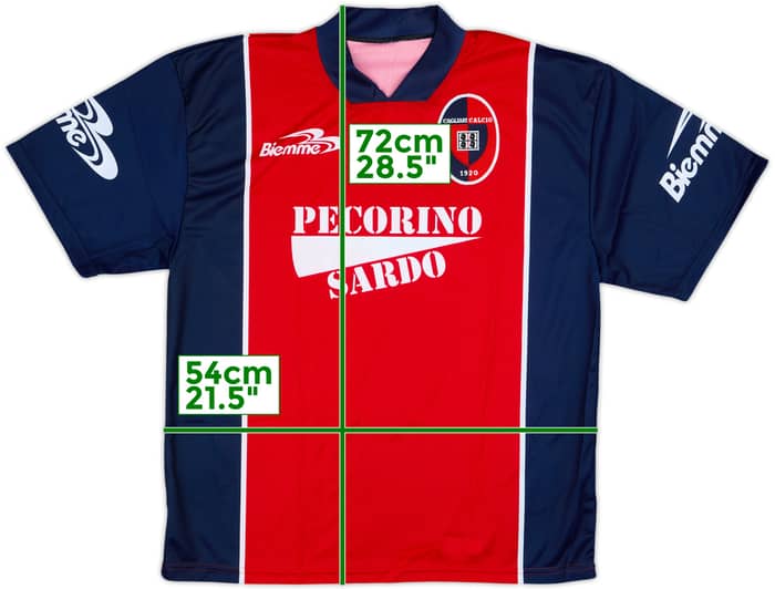 1999-00 Cagliari Biemme Training Shirt - 8/10 - (M)