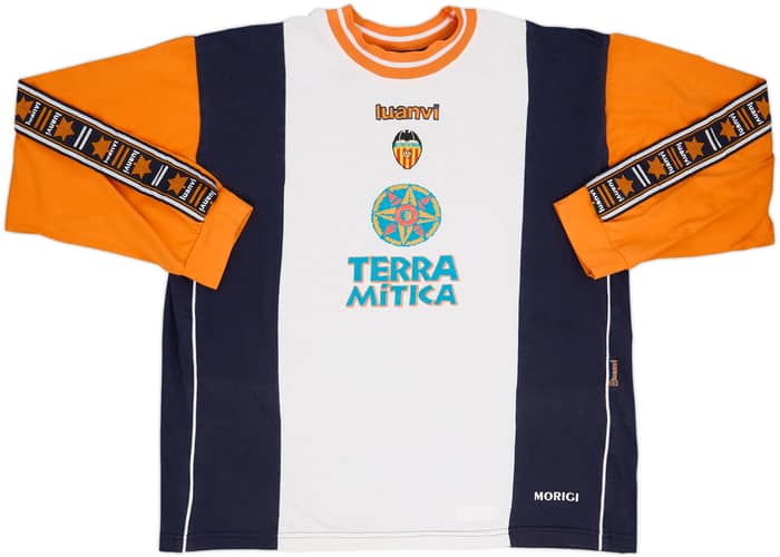 1998-99 Valencia Luanvi Training L/S Shirt - 8/10 - (M)