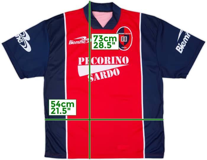 1999-00 Cagliari Biemme Camiseta de Entrenamiento - 10/10 - (M)