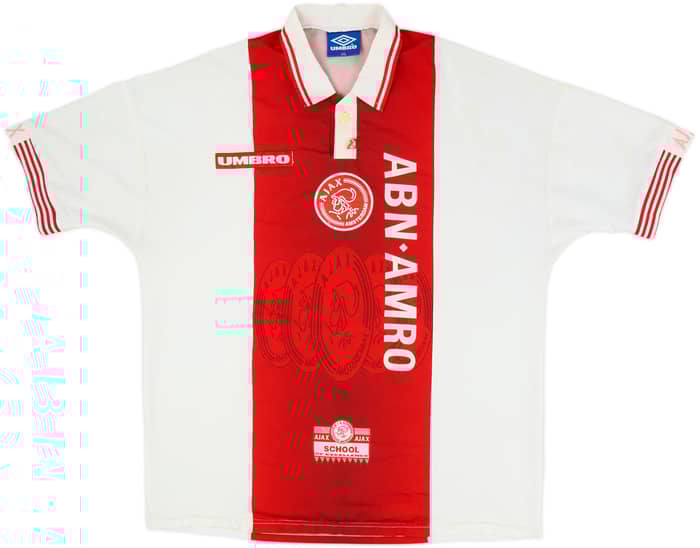 1997-98 Ajax Home Shirt F.De Boer #4 - 7/10 - (XXL)