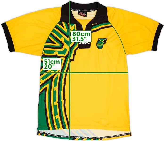 1998-00 Jamaica Home Shirt - 8/10 - (L)