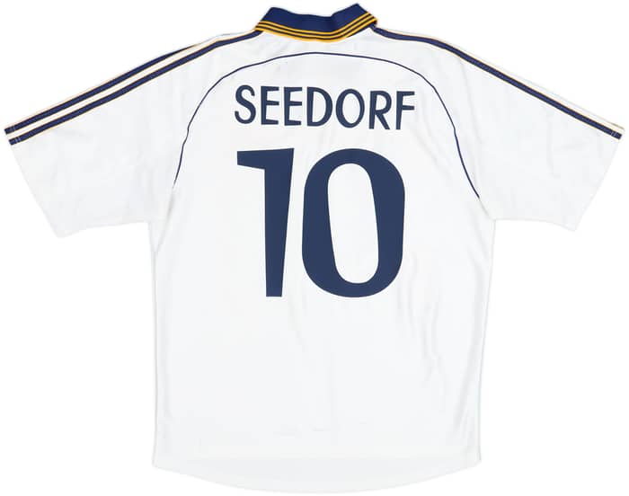 1998-00 Real Madrid Home Shirt Seedorf #10 - 8/10 - (L)