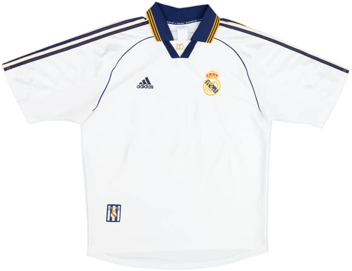 1998-00 Real Madrid Home Shirt Seedorf #10 - 8/10 - (L)