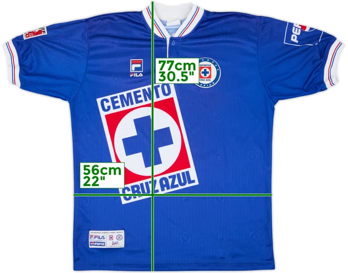 Camiseta de local del Cruz Azul 1998-99 - 9/10 - (L)