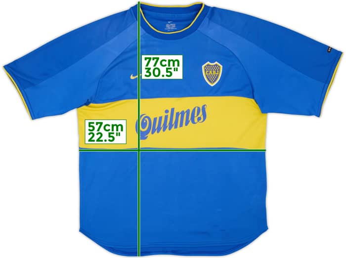 2000-01 Boca Juniors Home Shirt - 6/10 - (L)