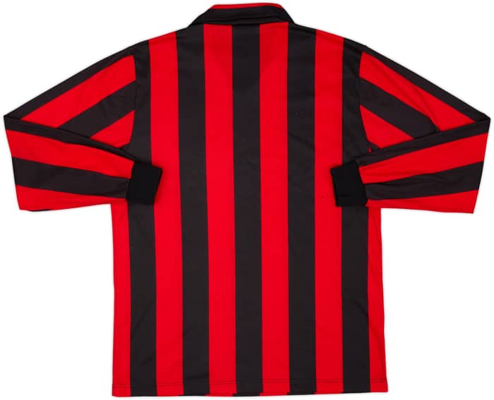 1988-89 AC Milan Home L/S Shirt - 9/10 - (XL)