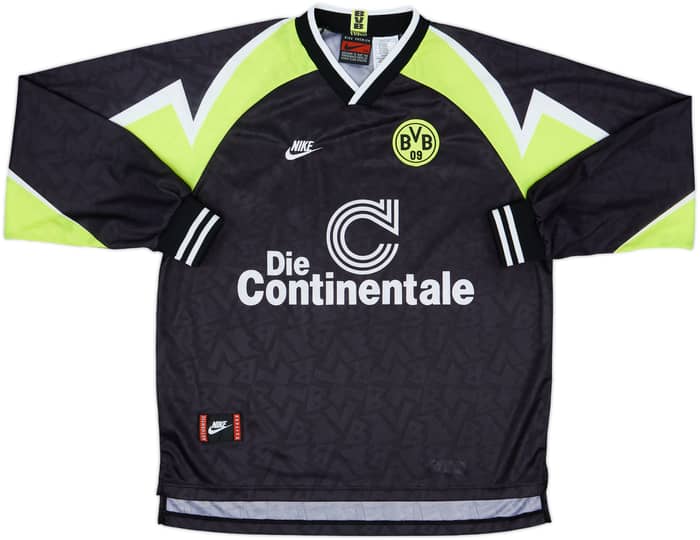 1995-96 Borussia Dortmund Away L/S Shirt - 8/10 - (XXL)