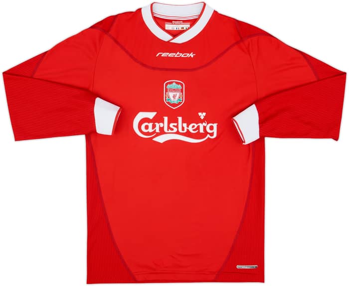 Camiseta de local del Liverpool 2002-04 L/S Owen #10 - 6/10 - (S)