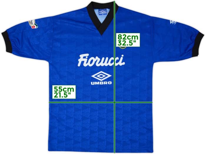 1992-93 Inter Milan Umbro Training Shirt - 9/10 - (XL)