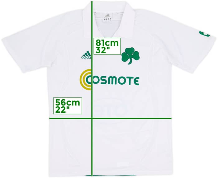 2008-09 Panathinaikos Away Shirt - 8/10 - (XL)