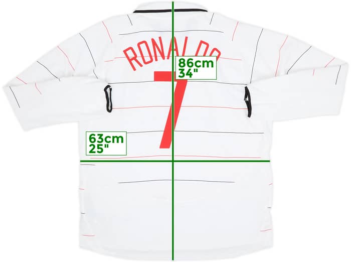 2003-05 Manchester United Third L/S Shirt Ronaldo #7 - 8/10 - (XXL)