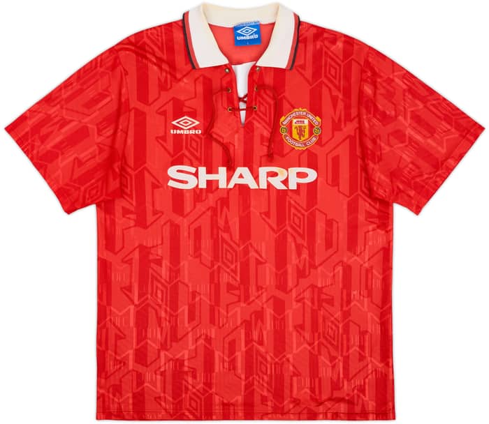 1992-94 Manchester United Camiseta Local Cantona #7 - 7/10 - (L)