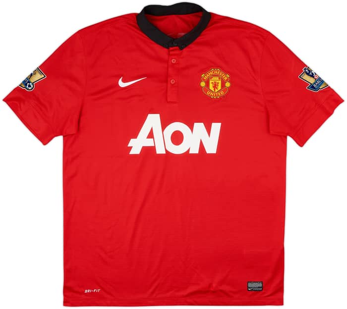 2013-14 Manchester United Home Shirt V.Persie #20 - 8/10 - (L)