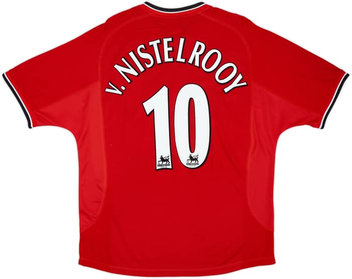 2000-02 Manchester United Home Shirt V.Nistelrooy #10 - 8/10 - (L)