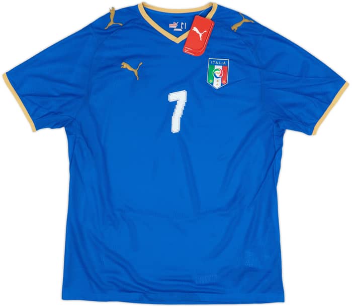 2007-08 Italy Home Shirt Del Piero #7 (L)